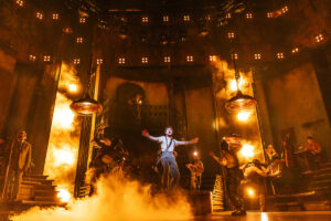 Ali Louis Bourzgui as Orpheus in Hadestown.
© Matthew Murphy