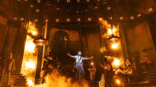 Ali Louis Bourzgui as Orpheus in Hadestown. © Matthew Murphy