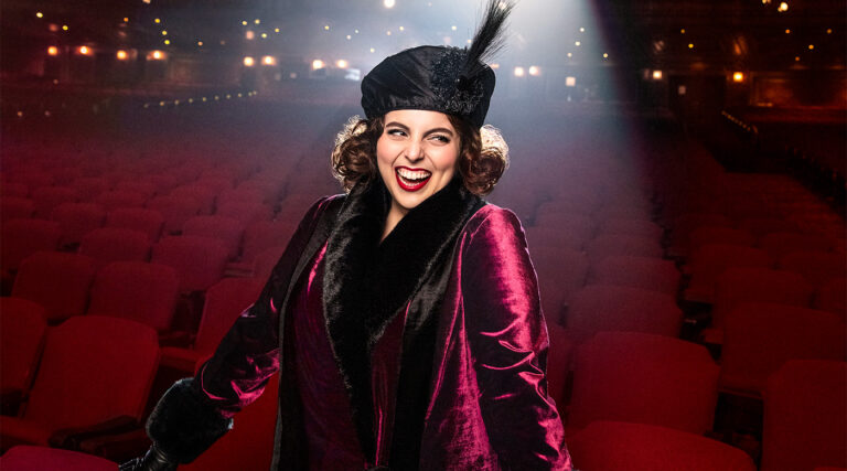 Beanie Feldstein as Fanny Brice