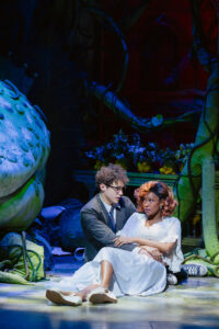 Joshua Bassett as Seymour and Joy Woods as Audrey in Little Shop of Horrors.
© Michaelah Reynolds