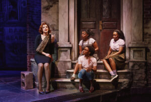 Elizabeth Gillies, Daria Pilar Redus, Morgan Ashley Bryant and Tiffany Renee Thompson in Little Shop of Horrors.
© Emilio Madrid