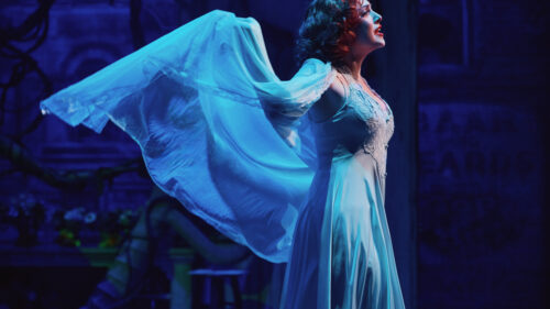 Elizabeth Gillies as Audrey in Little Shop of Horrors. © Emilio Madrid