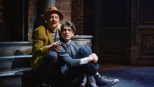 Jeremy Kushnier and Milo Manheim in Little Shop of Horrors. © Emilio Madrid