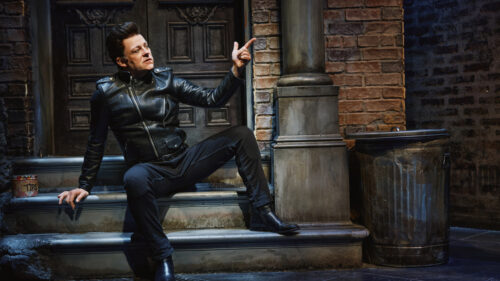 Jeremy Kushnier as Dr. Orin Scrivello DDS in Little Shop of Horrors. © Emilio Madrid