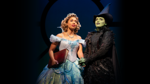 Brittney Johnson as Glinda and Lindsay Pearce in "Wicked" on Broadway (Photo: Joan Marcus)