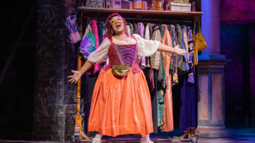 Cheryl Porter as "Angélique" in & JULIET. © Evan Zimmerman