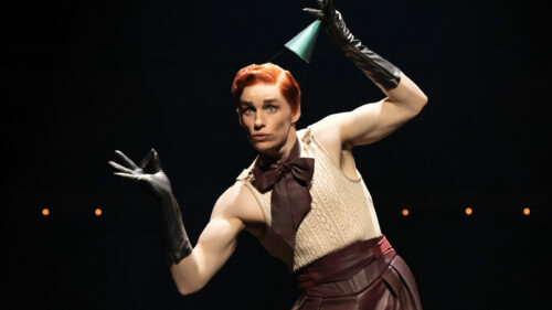 CABARET - Eddie Redmayne as the Emcee in CABARET at the Kit Kat Club at the August Wilson Theatre. Photo by Marc Brenner