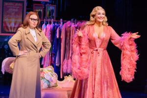 Jennifer SImard as Helen Sharp and Betsy Wolfe as Madeline Ashton in Death Becomes Her.
© Matthew Murphy and Evan Zimmerman