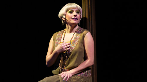 Michelle Aravena as Fritzie Kost in CABARET.