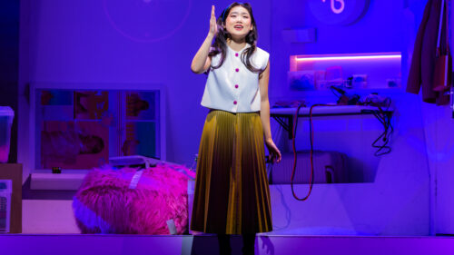 Helen J Shen as Claire in Maybe Happy Ending.