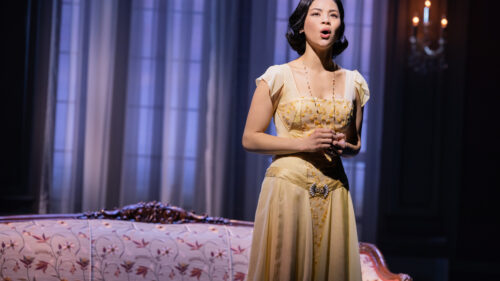 Eva Noblezada as Daisy Buchanan in The Great Gatsby.