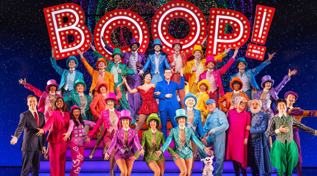 Amy Jasmine Rogers as Betty Boop and the cast of BOOP! The Musical.