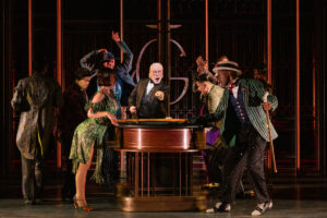 Terrence Mann and cast of The Great Gatsby