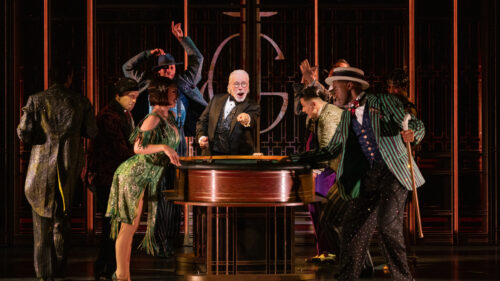 Terrence Mann and cast of The Great Gatsby