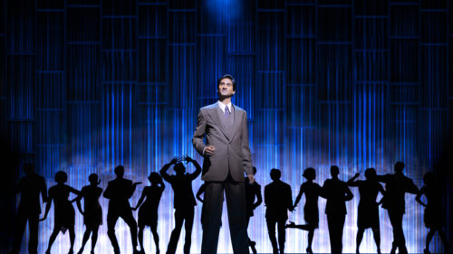 Michael Maliakel as Nick Carraway and the cast of The Great Gatsby. © Evan Zimmerman for MurphyMade