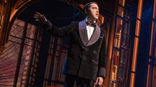 Ryan McCartan as Jay Gatsby in The Great Gatsby. © Evan Zimmerman for MurphyMade