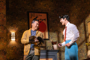 Marcus Choi as James and Darren Criss as Oliver in Maybe Happy Ending.
© Matthew Murphy and Evan Zimmerman