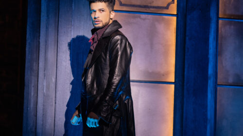 Jordan Fisher as Christian in Moulin Rouge! The Musical. © Evan Zimmerman for MurphyMade