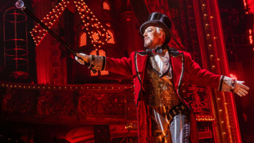 Boy George as Harold Zidler in Moulin Rouge! The Musical. © Evan Zimmerman for MurphyMade