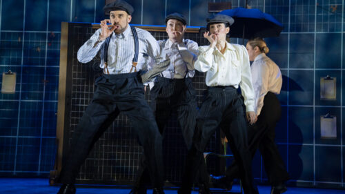 David Cumming, Natasha Hodgson and Claire-Marie Hall in Operation Mincemeat: A New Musical. © Julieta Cervantes