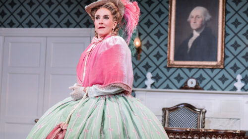 Jenn Harris as Mary's Chaperone in Oh, Mary!. © Evan Zimmerman for MurphyMade
