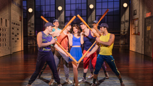 Caroline Bowman as Karen and the cast of Smash. © Matthew Murphy