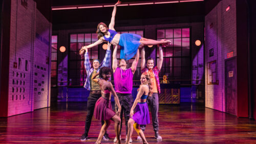 Caroline Bowman as Karen and the cast of Smash. © Matthew Murphy