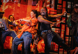 Maleah Joi Moon as Ali and Chris Lee as Knuck in Hell's Kitchen.
© Marc J. Franklin