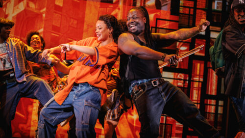 Maleah Joi Moon as Ali and Chris Lee as Knuck in Hell's Kitchen. © Marc J. Franklin