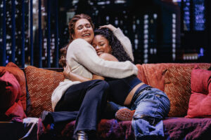 Jessica Vosk as Jersey and Maleah Joi Moon as Ali in Hell's Kitchen.
© Marc J. Franklin