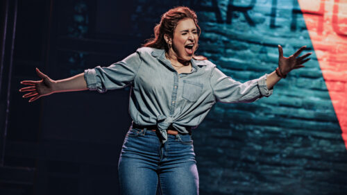 Jessica Vosk as Jersey in Hell's Kitchen. © Marc J. Franklin