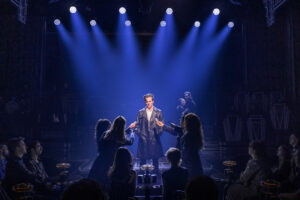 Jonathan Groff as Bobby Darin and the cast of Just In Time
© Matthew Murphy and Evan Zimmerman