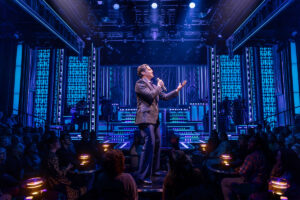 Jonathan Groff as Bobby Darin in Just In Time