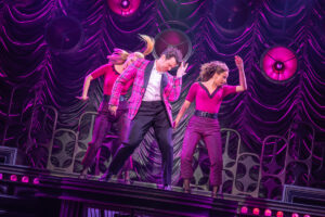 Christine Cornish, Jonathan Groff and Julia Grondin in Just In Time
© Matthew Murphy and Evan Zimmerman