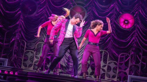 Christine Cornish, Jonathan Groff and Julia Grondin in Just In Time © Matthew Murphy and Evan Zimmerman