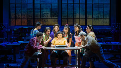 Tatianna Córdoba as Ana and the cast of Real Women Have Curves © Julieta Cervantes