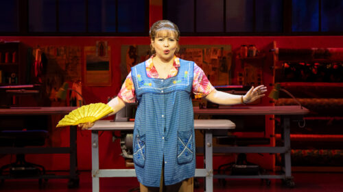 Justina Machado as Carmen in Real Women Have Curves © Julieta Cervantes