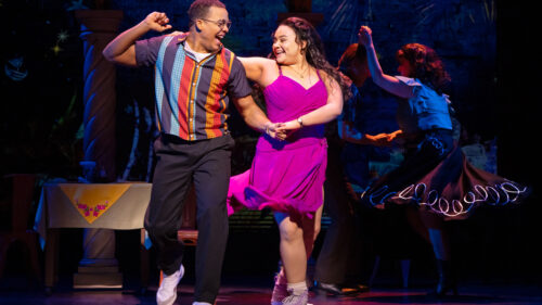 Mason Reeves as Henry and Tatianna Córdoba as Ana in Real Women Have Curves © Julieta Cervantes