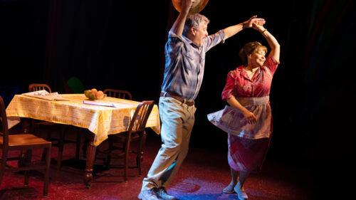 Mauricio Mendoza as Raul and Justin Machado as Carmen in Real Women Have Curves © Julieta Cervantes