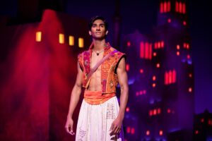 Michael Maliakel makes his Broadway debut as the title role in Aladdin.