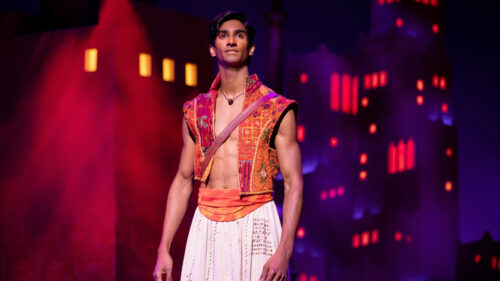 Michael Maliakel makes his Broadway debut as the title role in Aladdin.