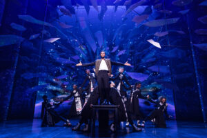 Elijah Rhea Johnson as Michael and the cast of MJ.
© Matthew Murphy