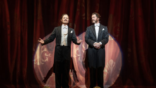 David Hyde Pierce and Preston Truman Boyd in Pirates! The Penzance Musical.