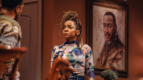 Kara Young as Aziza Houston in Purpose. © Marc J. Franklin
