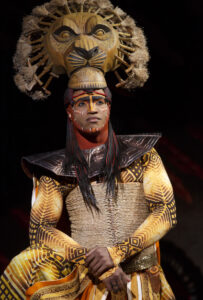L. Steven Taylor as Mufasa in The Lion King.