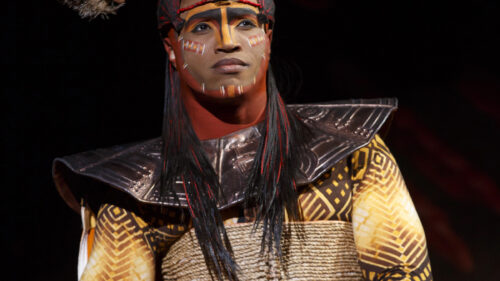 L. Steven Taylor as Mufasa in The Lion King.