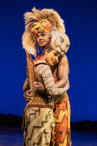 Pearl Khwezi as Nala and Vincent Jamal Hooper as Simba in The Lion King.
© Matthew Murphy for MurphyMade