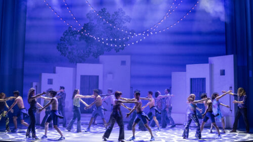 The cast of Mamma Mia!. © Joan Marcus