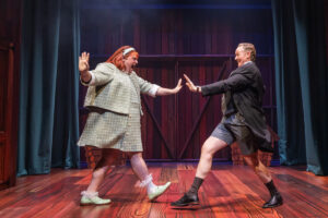 Russell Daniels as Annie and Jimmy Ray Bennett as Martin in Ginger Twinsies.
© Matthew Murphy