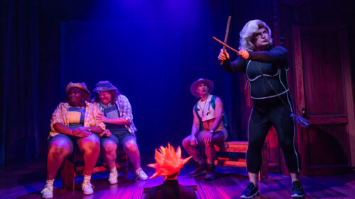 Phillip Taratula and the cast of Ginger Twinsies. © Matthew Murphy